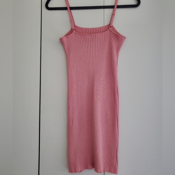 Teak Rose Ribbed Mini Dress Size Medium - Picture 5 of 7